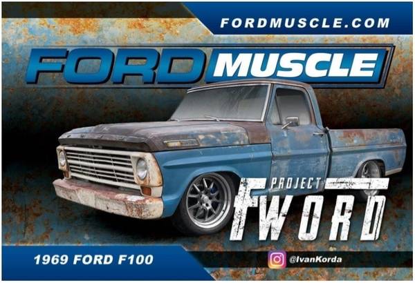 1969 Ford F-100 Custom Pick Up for $0 Build Credit,
