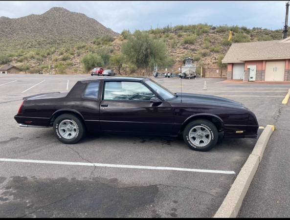 1987 Chevrolet Monte Carlo SS T-Top for $0 Build Credit,