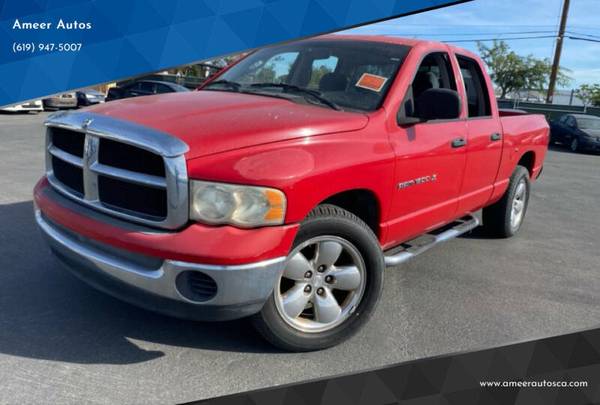 2004 Dodge Ram 1500 SLT Quad Cab RWD for $0