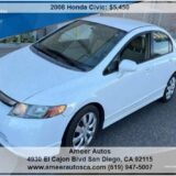 2008 Honda Civic LX Sedan for $0 Build Credit, Poor