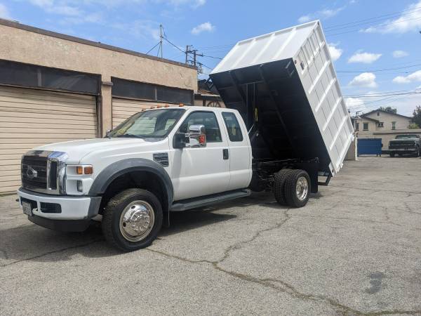 2009 Ford F550 12ft Dump Truck Gas – Financing Available!