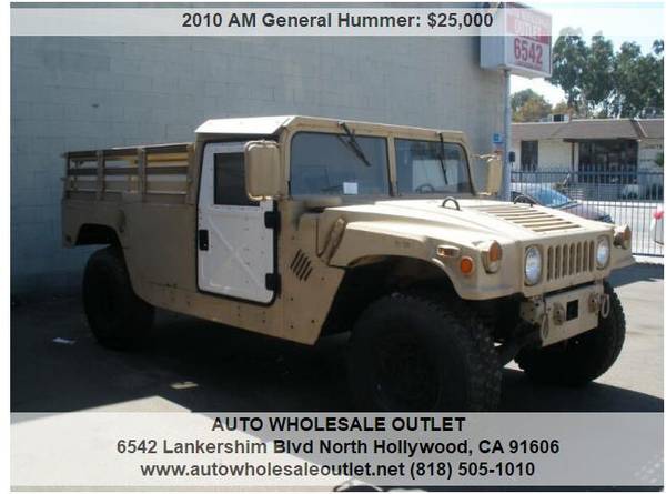 2010 AM General Hummer M1123 Trim for $0 Build Credit,