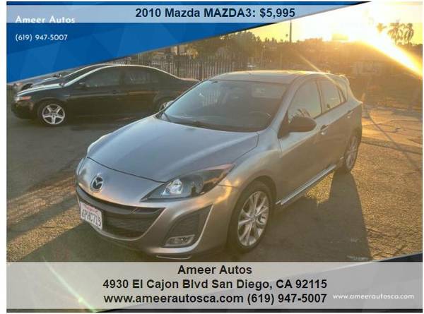 2010 Mazda 3 Hatchback for $0 Build Credit, Poor Credit,