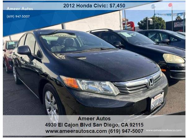 2012 Honda Civic LX Sedan 153,798 Miles for $0 Build