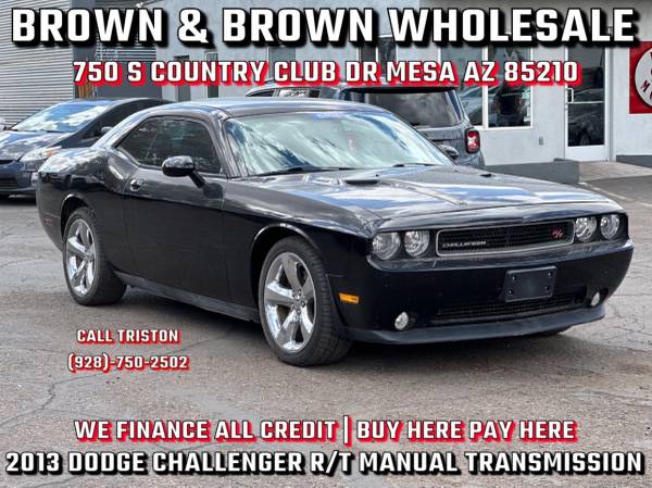 2013 Dodge Challenger R/T for $0 Build Credit, Poor Credit,