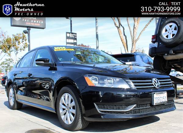 2014 Volkswagen Passat S Black for $0 Build Credit, Poor
