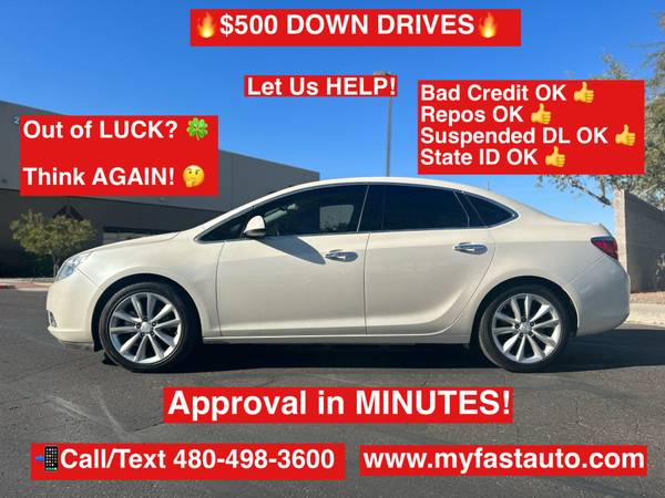 2015 Buick Verano Base Model - $500 Down! Bad Credit