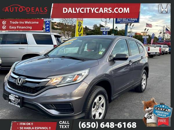 2015 Honda CR-V LX for $0 Build Credit, Poor Credit,