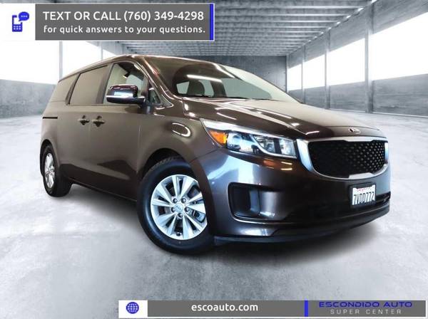 2016 Kia Sedona LX for $0 Build Credit, Poor Credit,