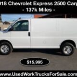 2018 Chevrolet Express G2500 for $0 Build Credit, Poor Credit,