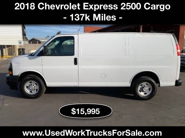 2018 Chevrolet Express G2500 for $0 Build Credit, Poor Credit,