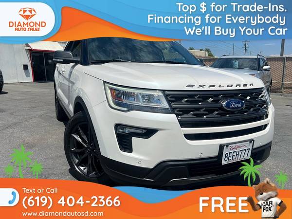 2018 Ford Explorer XLT - $387/mo for $0 Build Credit,