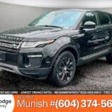 2018 Land Rover Range Rover Evoque SE AWD for $0