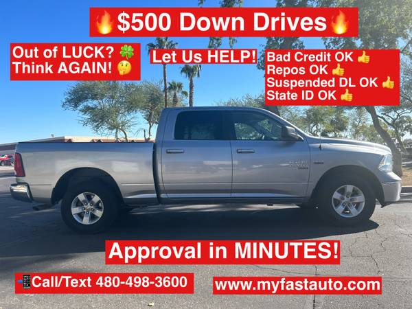 2019 Dodge Ram 1500 - $500 Down Delivery - Bad