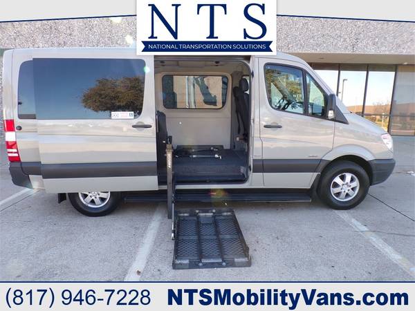 2021 Mercedes Sprinter 2500 Diesel Handicap Wheelchair Lift Van for