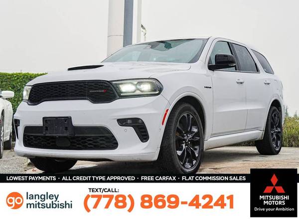 2022 Dodge Durango R/T Plus AWD 7-Seater for $0 Build