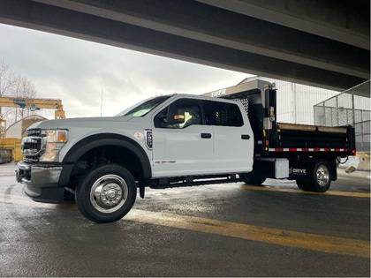 2022 Ford F-550 Dually Diesel 4WD Dump Truck for $0