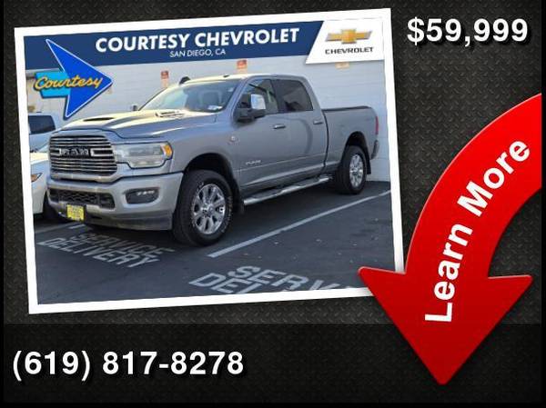 2023 Ram 2500 Laramie for $0 Build Credit, Poor Credit,