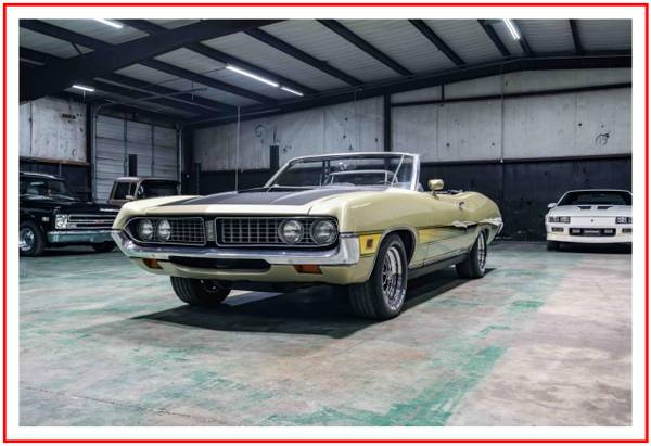1971 Ford Torino GT Convertible M-Code 351C-4V V8 Auto for