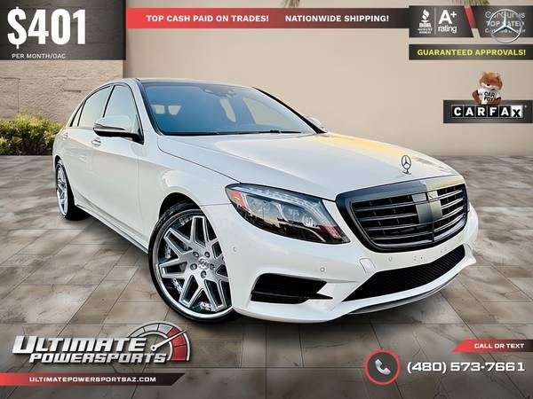 2016 Mercedes-Benz S550 AMG for $0 Build Credit, Poor Credit,
