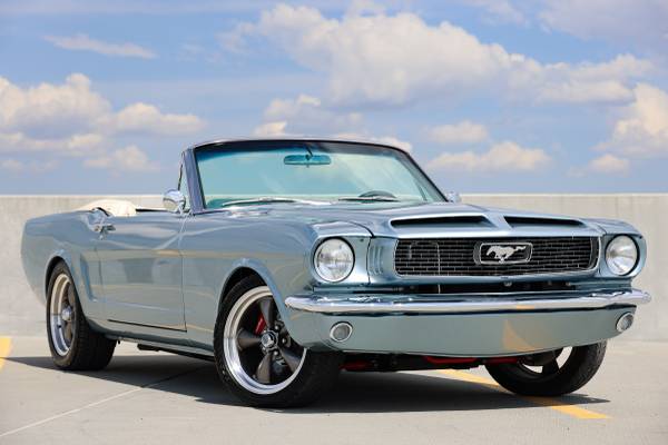 1965 Ford Mustang Convertible Coyote-Powered 5-Speed for $0 Build Credit,