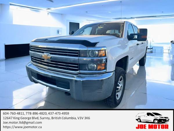 2016 Chevrolet Silverado 2500HD Work Truck for $0 Build Credit,