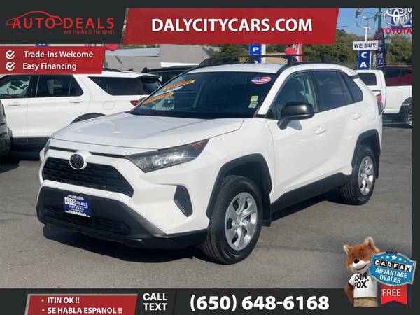 2019 Toyota RAV4 LE for $0 Build Credit, Poor Credit,