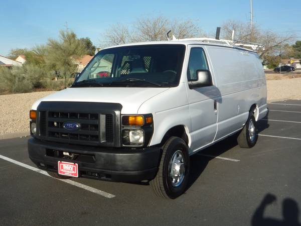 2014 Ford E-350 Extended Cargo Van Work Truck for $0