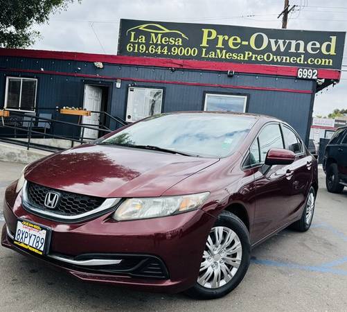 2015 Honda Civic LX for $0 Build Credit, Poor Credit,