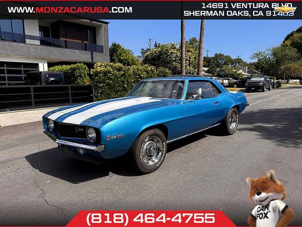 1969 Chevrolet Camaro Z28 for $0 Build Credit, Poor Credit,