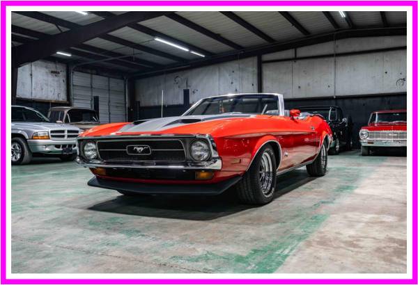 1972 Ford Mustang Convertible 302 Ram Air Automatic QA1 Coilover