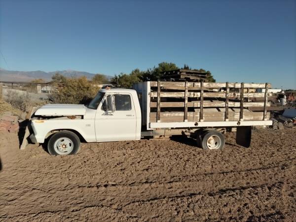 1973 Ford 350 Dually Stake Bed for $0 Build Credit,