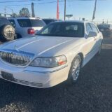 2003 Lincoln Town Car White for $0 Build Credit, Poor