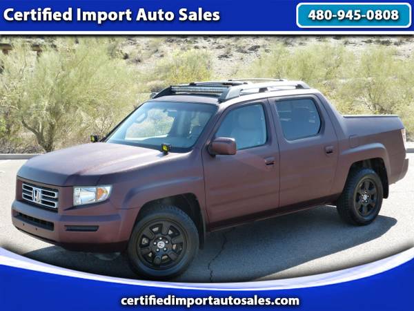 2007 Honda Ridgeline RTL with Moonroof and Navigation for $0