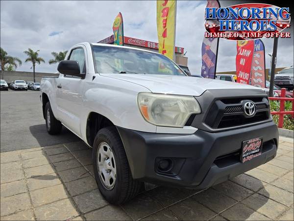 2013 Toyota Tacoma Regular Cab 6ft for $0 Build Credit,