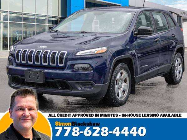 2016 Jeep Cherokee Sport AWD for $0 Build Credit, Poor