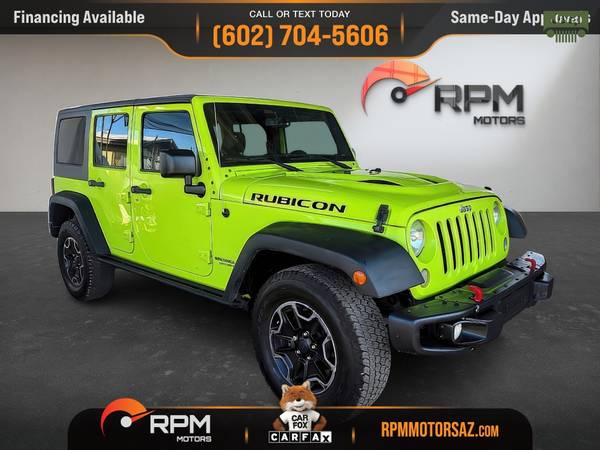 2016 Jeep Wrangler Unlimited Rubicon Hard Rock - Only $306/mo!
