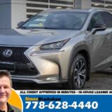 2016 Lexus NX 200t F-Sport Package for $0 Build Credit,