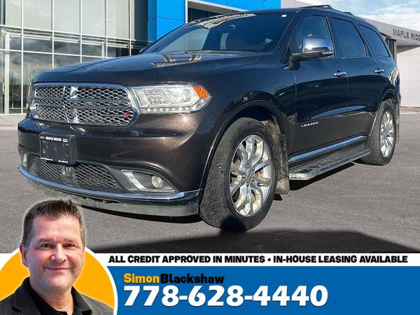 2017 Dodge Durango Citadel AWD for $0 Build Credit, Poor