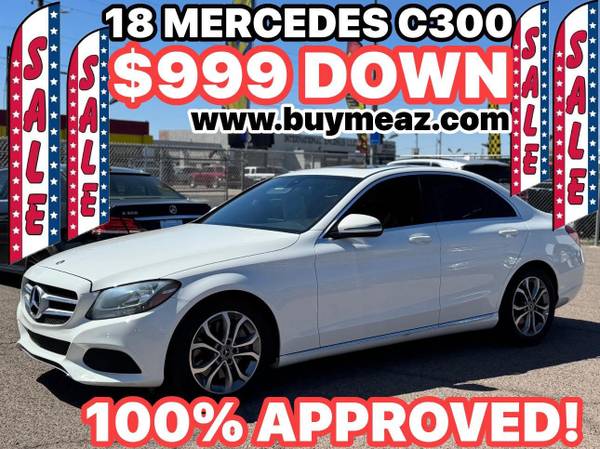 2018 Mercedes-Benz C-Class for $0 Build Credit, Poor Credit, Bad