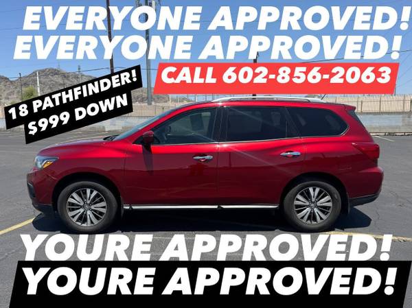 2018 Nissan Pathfinder SV for $0 Build Credit, Poor Credit,