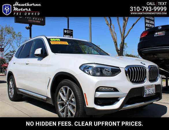 2019 BMW X3 sDrive30i for $0 Build Credit, Poor Credit,