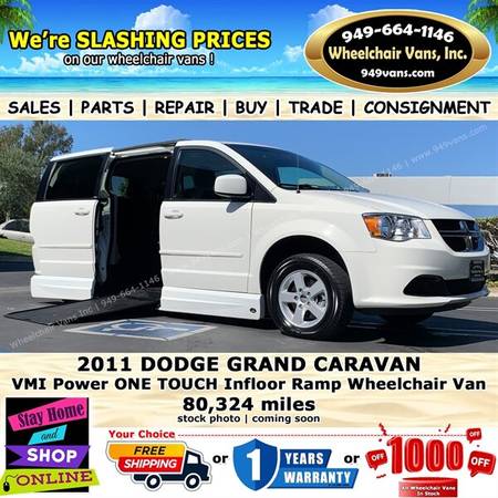 2011 Dodge Grand Caravan Wheelchair Accessible for $0 Build Credit,