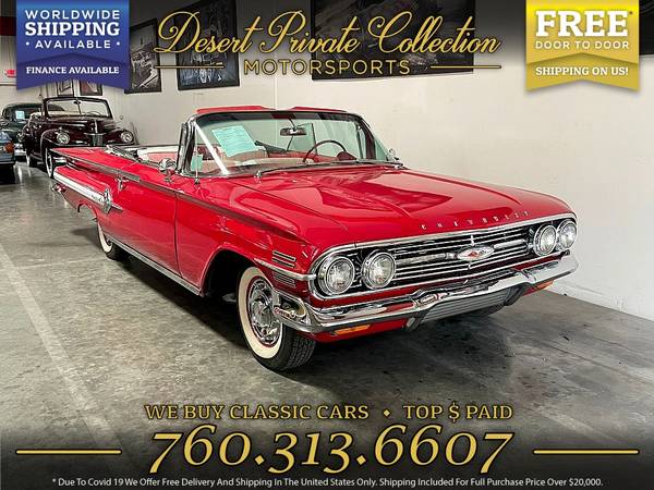 1960 Chevrolet Impala Convertible 348 Tri-Power 4-Speed for $0 Build