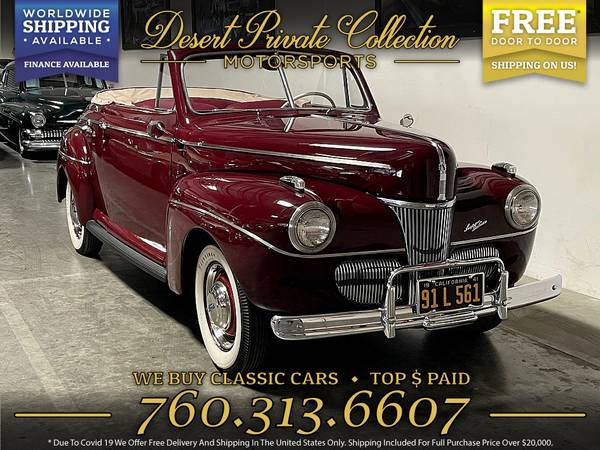 1941 Ford Super Deluxe Convertible - Priced Below KBB for