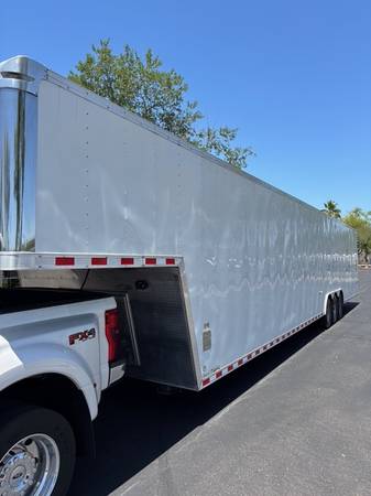 2023 Car Hauler Trailer, 48' Enclosed, Ideal for Transporting for