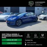 2021 Tesla Model 3 - Excellent Condition - 34K Miles