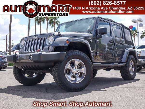 2017 Jeep Wrangler Unlimited Sahara 4x4 SUV for $0 Build