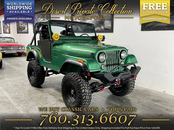1973 Jeep CJ5 V8 4x4 Pickup - Excellent Condition for
