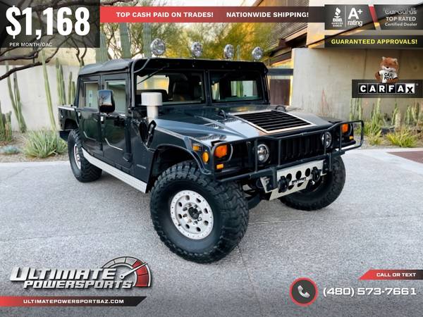 2000 HUMMER H1 Open Top 6.5L Turbo-Diesel for $0 Build